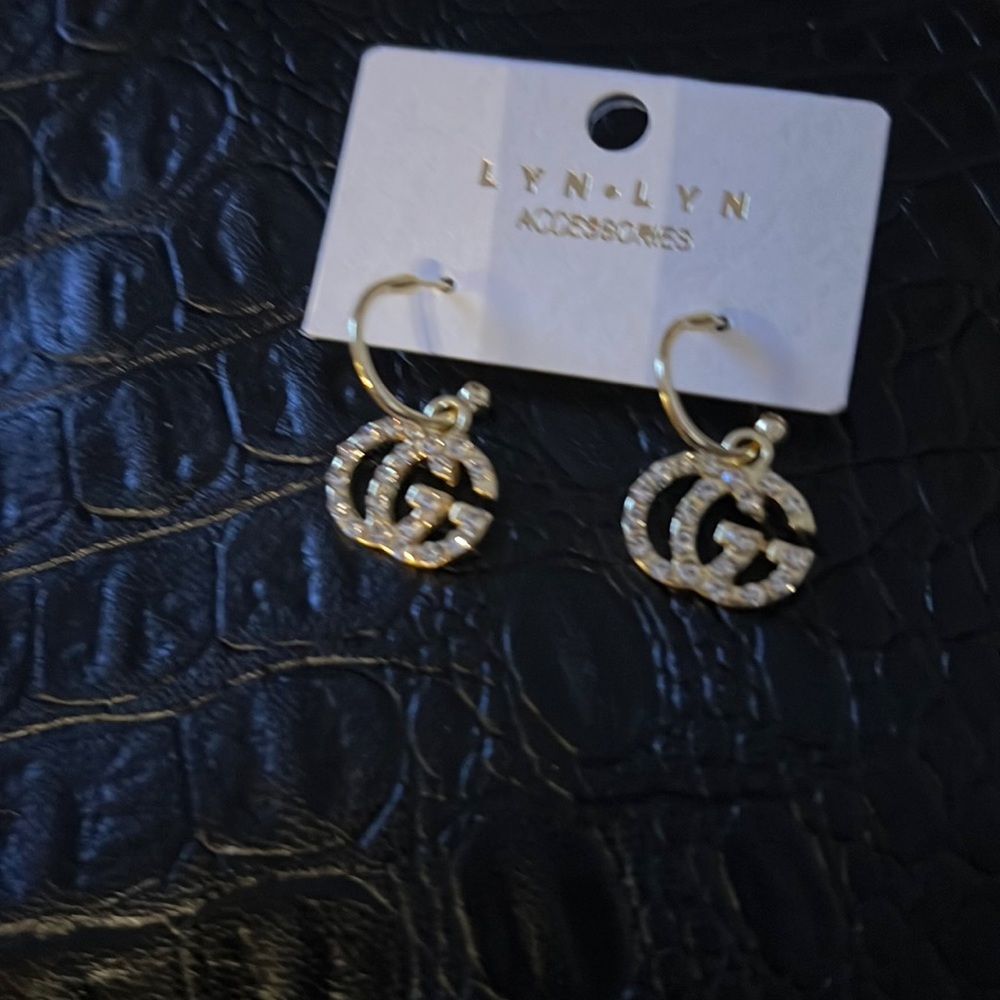 Gold earrings